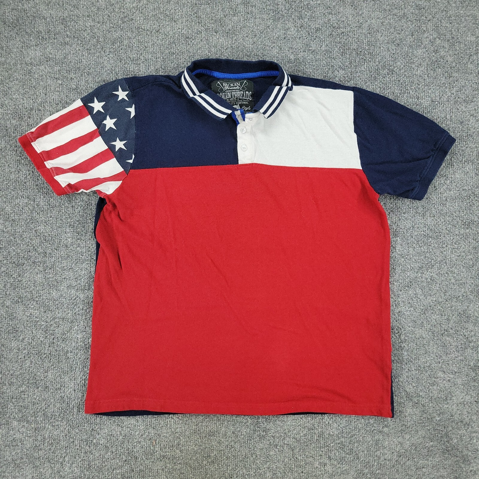 トップス theredthread S damage tops half logo theredthread【S damage tops half logo】