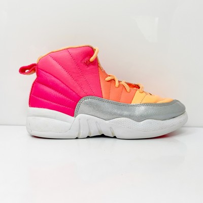 

Nike Boys Air Jordan 12 510816-601 Оранжевые баскетбольные кроссовки Кроссовки Размер 1,5 года, Оранжевый, Air Jordan 12