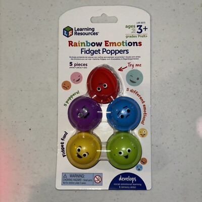 Learning Resources Rainbow Emotions Fidget Poppers