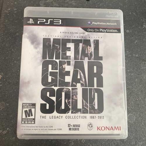 Solid: The Legacy Collection Playstation 3 Ps3 Complete