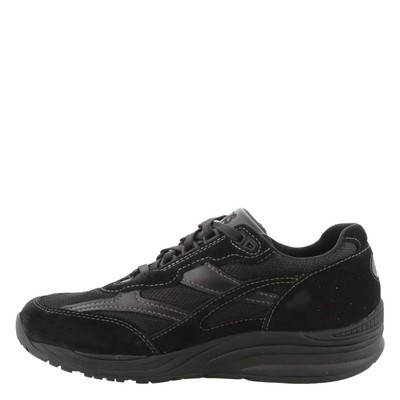 Pre-owned Sas Men's , Journey Mesh Walking Shoe Journeymesh Blk Black Leather Mesh
