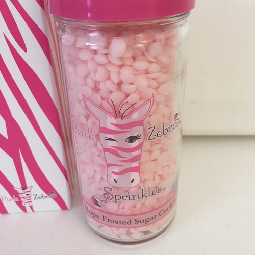 Pink Zebra Sprinkles 3.75 oz Jar - HOPE FROSTED SUGAR COOKIE NIB