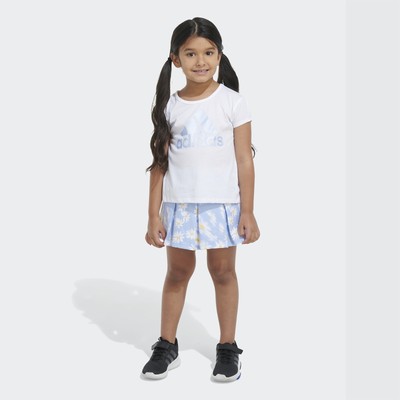 

SS TEE FT AOP SKORT SET, Белый