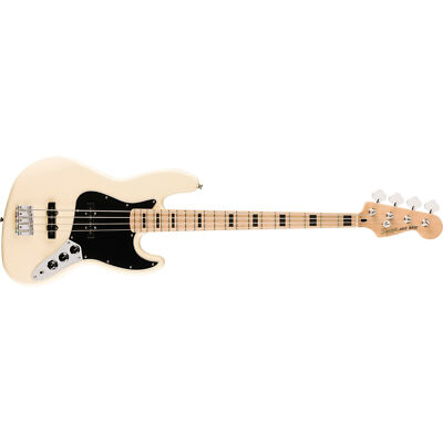 Squier Affinity Series Active Jazz Bass, Maple Fingerboard, Olympic White