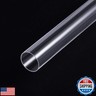 uxcell Clear Rigid PVC Pipe 19/32