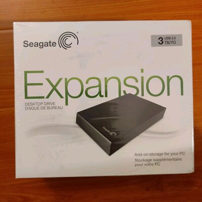 Seagate STBV3000100/SRD00F2 Expansion 3TB Desktop External Hard Drive