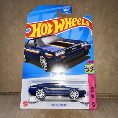 Hot Wheels DMC Delorean Blue #101 - 2023 HW The 80S