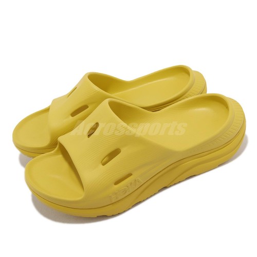 Мужские сандалии унисекс Hoka U Ora Recovery Slide 3 Passion Fruit Yellow 1135061-PFPF