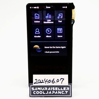 Cayin N3 Pro Digital Audio Player DAP Tube Solid State High Res Black Japan Used