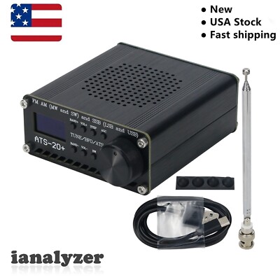 USA STOCK ATS-20+ Plus ATS20 V2 SI4732 Radio Receiver DSP SDR Receiver FM AM 
