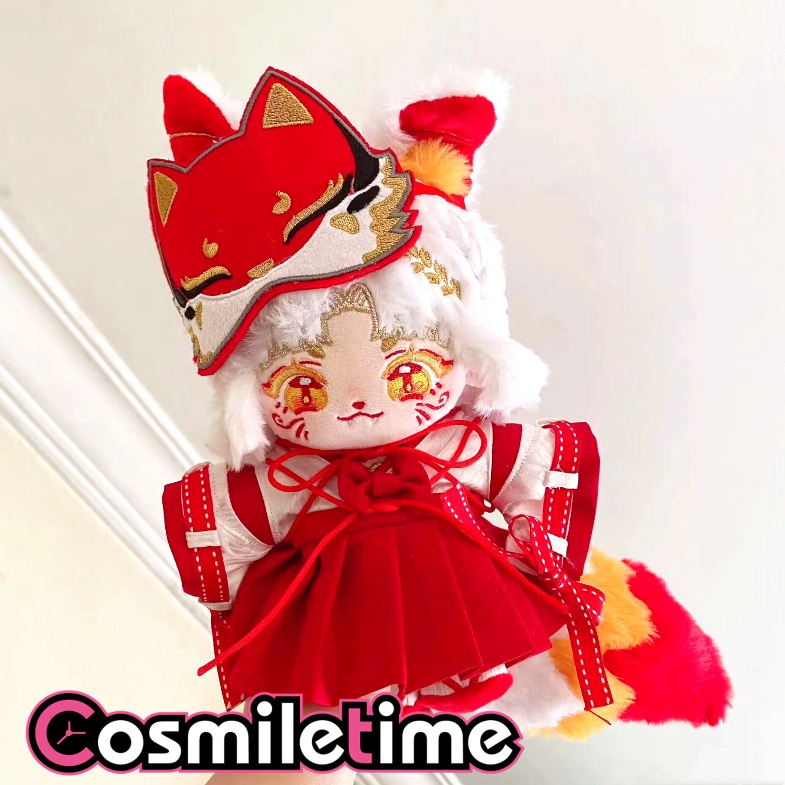 No attributes Fox 20cm Plushie Plush Doll Kimono Clothes
