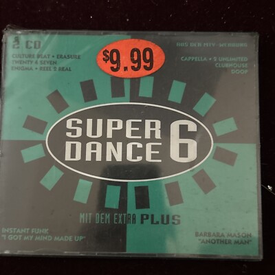 VARIOUS - Super Dance 6 (2CD, ZYX Music #ZYX 81006-2 - Germany, 1994)