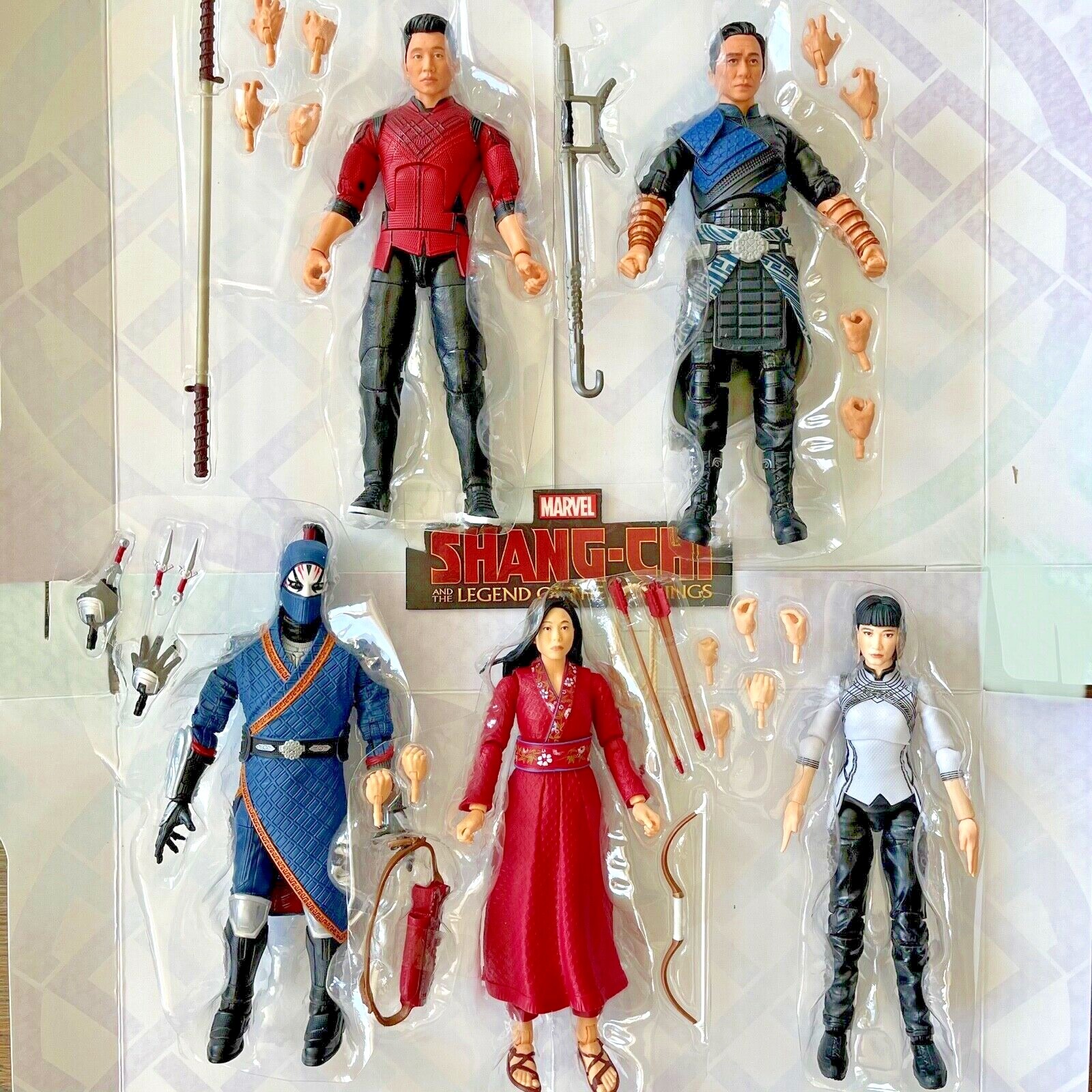 Marvel Legends Shang Chi MCU Mandarin Death Dealer Awkwafina