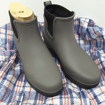 UGG Women's Droplet Wild Dove Color Waterproof Rain Boots 1130831 Nearly New