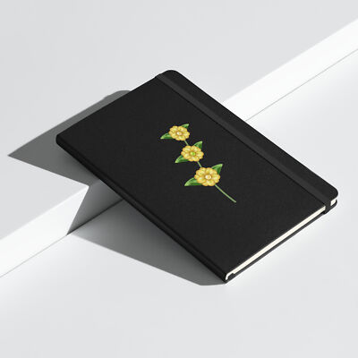 Hardcover bound notebook-Flowers