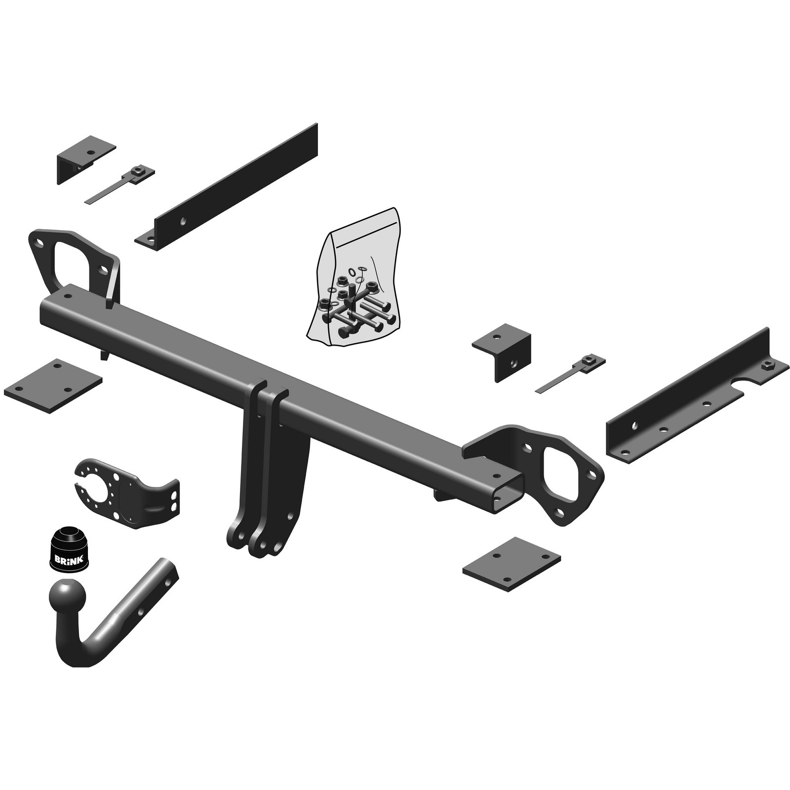 Brink Towbar for Subaru Forester 20082013 Swan Neck Tow Bar eBay