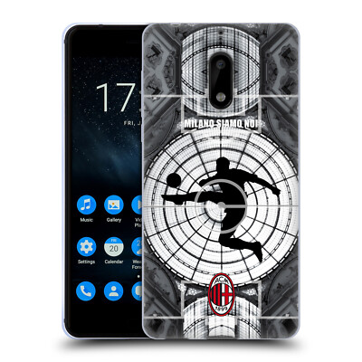 OFFICIAL AC MILAN ADULTS SOFT GEL CASE FOR NOKIA PHONES 1