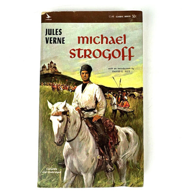 Michael Strogoff by Jules Verne Paperback 1964 First Printing Airmont Classic
