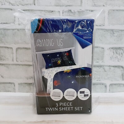 Franco Among Us TWIN 3pc Sheet Set NEW