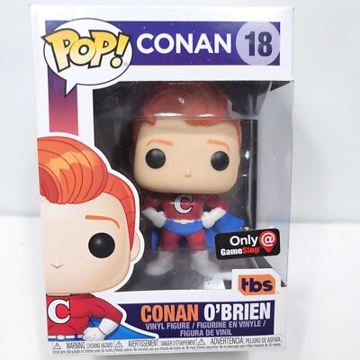 Funko POP! TV Super Conan O'Brien TBS Tonight Show #18 Gamestop Exclusive NEW