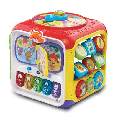 VTech Sort and Discover Activity Cube Learning Toy for Baby Toddler