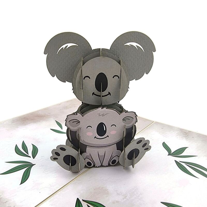 Koala & Baby Pop Up Card
