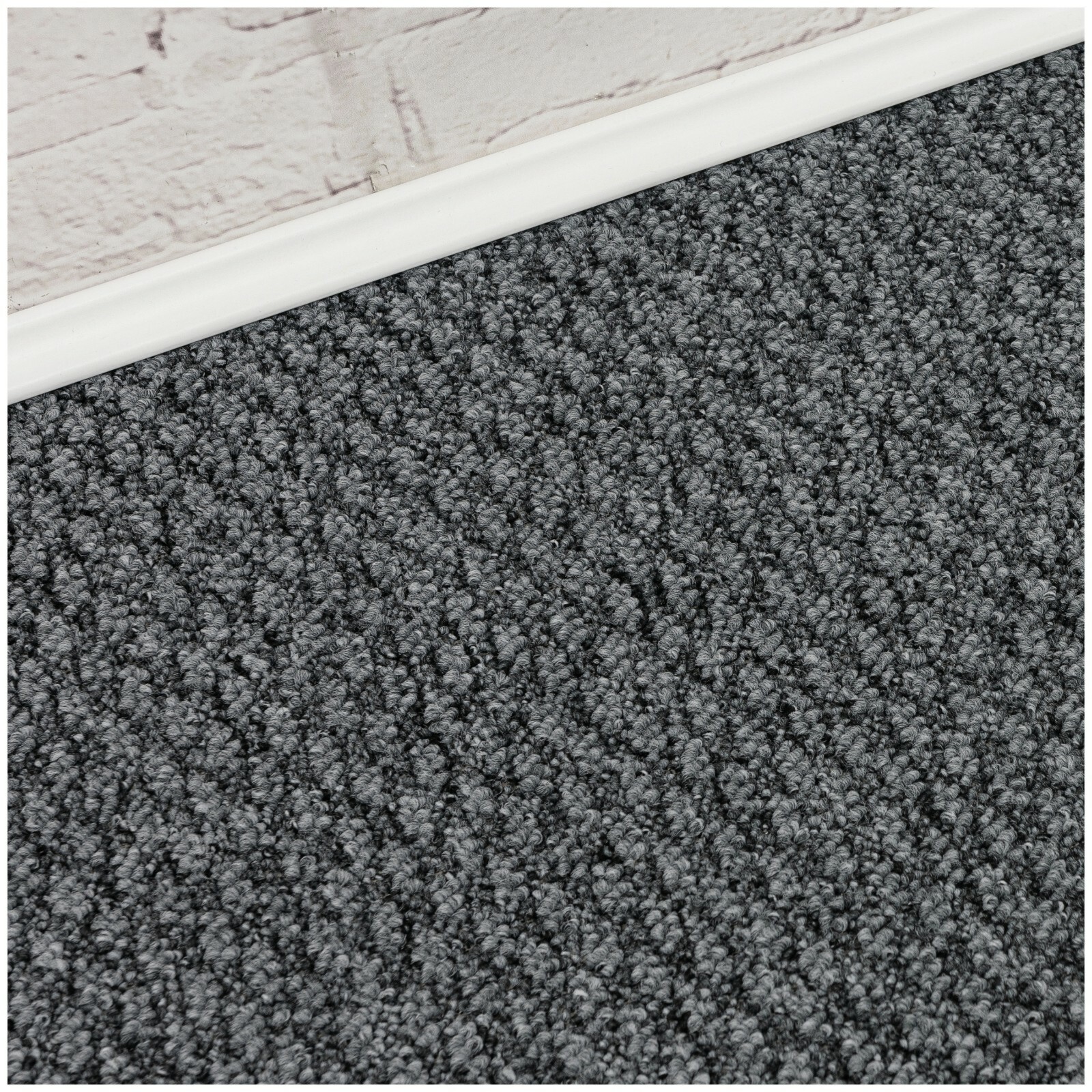 STAIN RESISTANT 6mm Medium Grey 5m Wide Carpet Remnant eBay