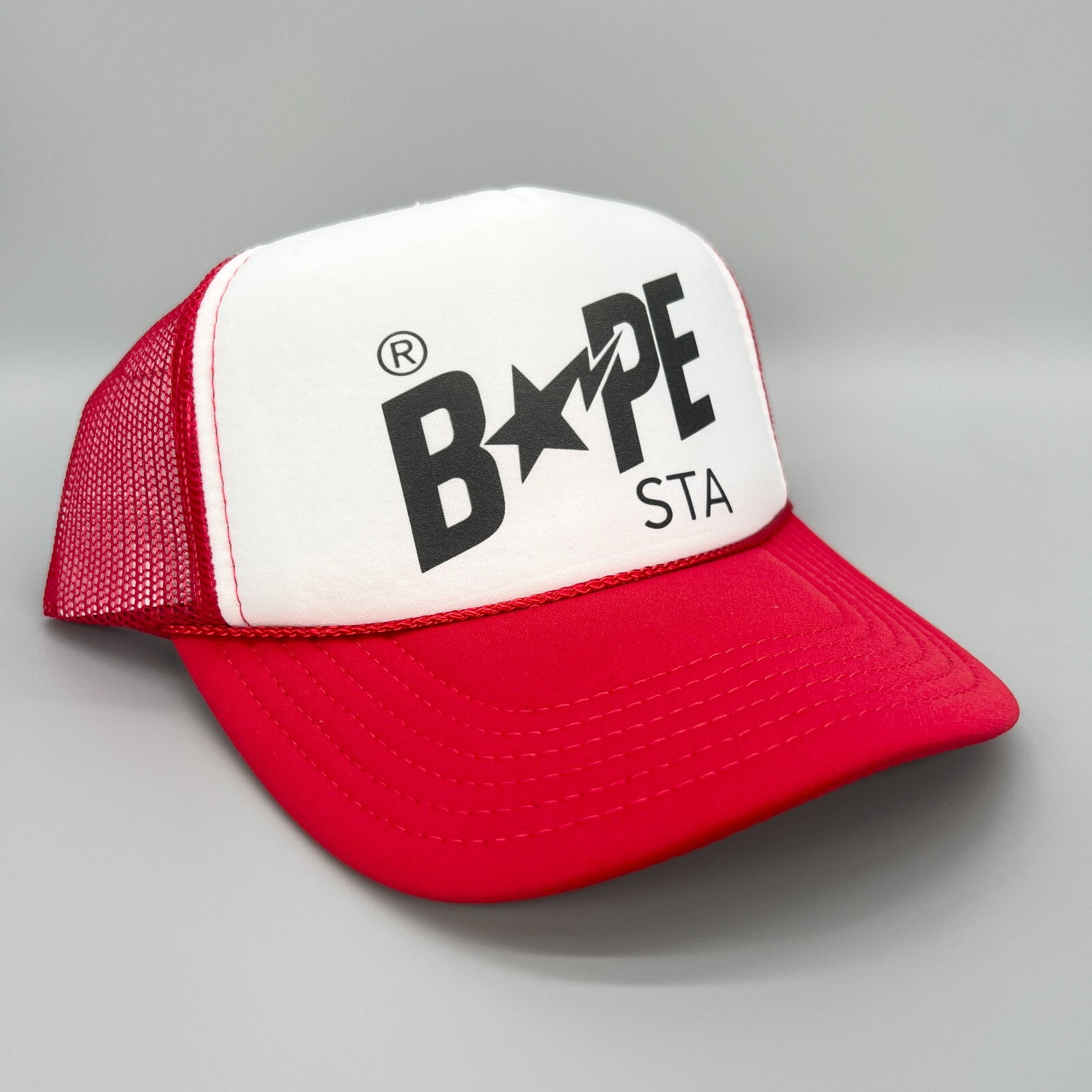 bapesta trucker hat cap BAPE エイプ ベイプスタ メッシュキャップ 