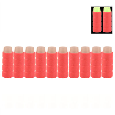 200PCS Stefan Bamboo Short Darts Glow in the dark Tip Red for Worker Mod Blaster