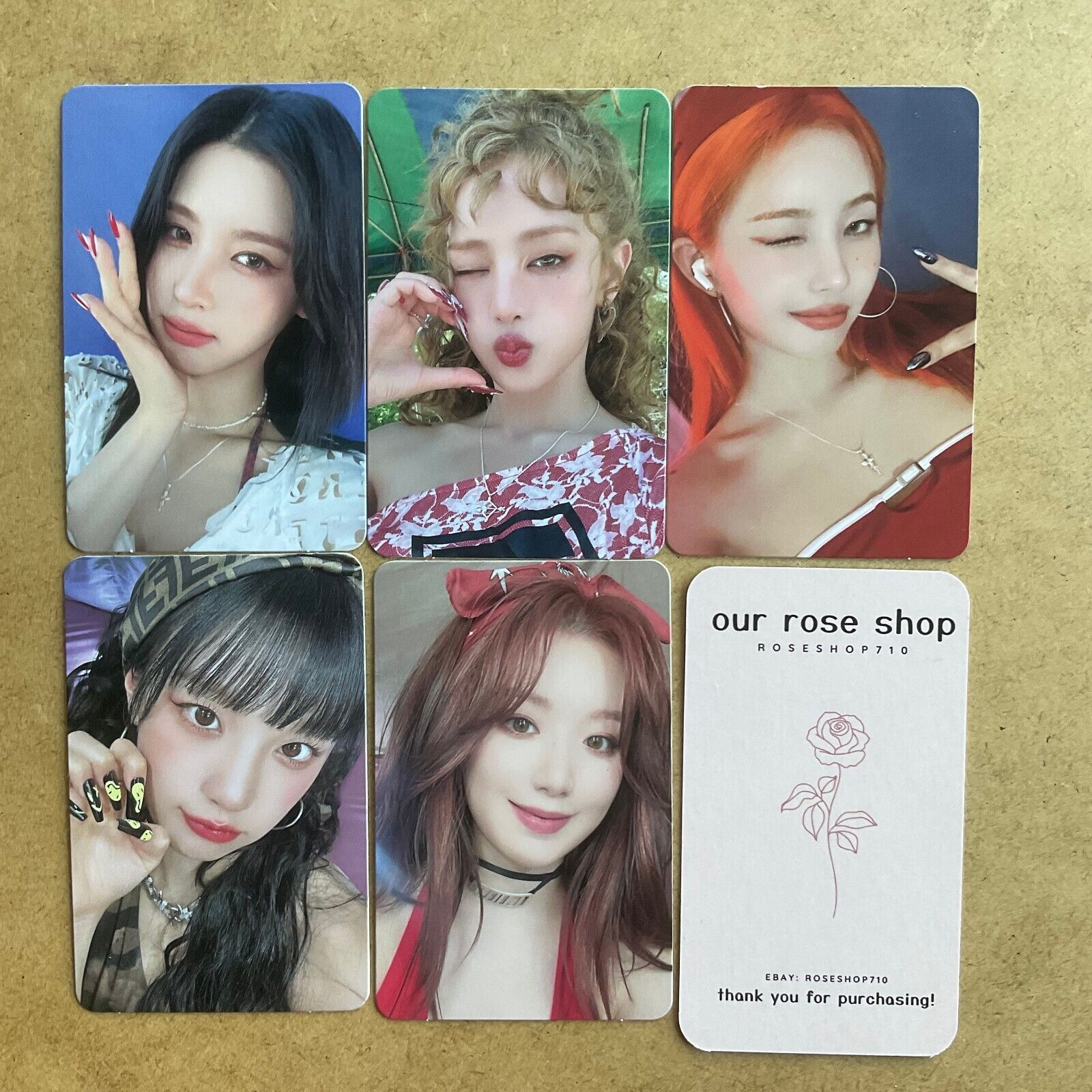 G)I-DLE G-IDLE 7th Mini Album I SWAY Makestar Lucky Draw
