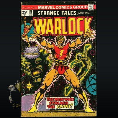 Marvel Comics STRANGE TALES #178 f/Adam Warlock 1st Magus VG!