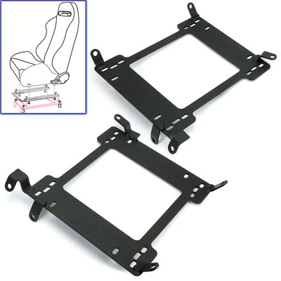 Racing Seats Base Bracket Adapter Rail Track For 1993-07 Subaru Impreza/WRX/STI