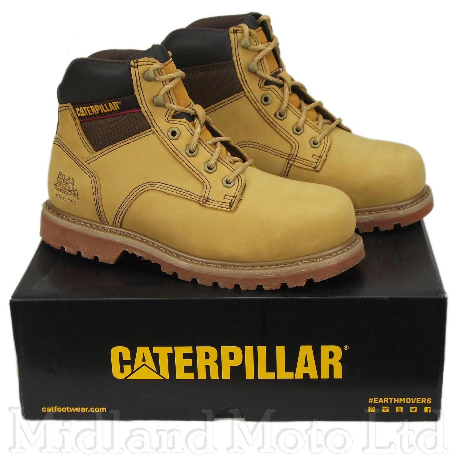 caterpillar earthmover boots