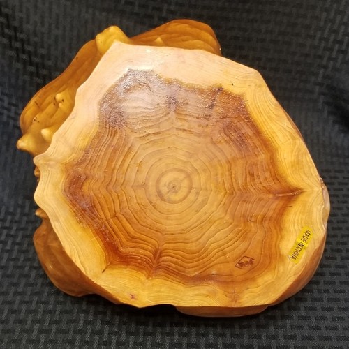 Vintage Knotty Burl Root Wood Basket