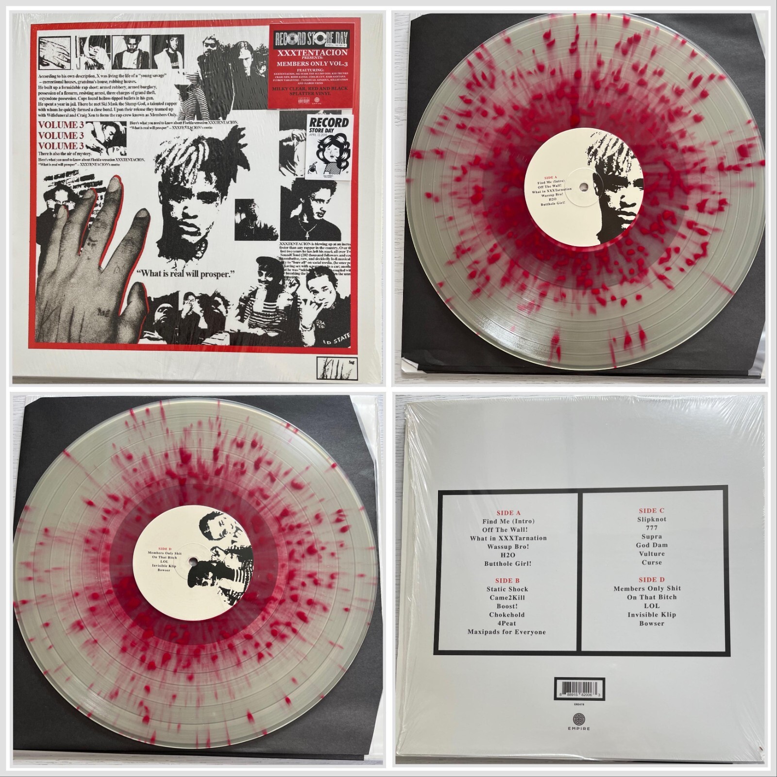 新品未開封 XXXTENTACION Members Only Vol.3 81PXxMuKTgL._UF1000,1000_QL80_.jpg