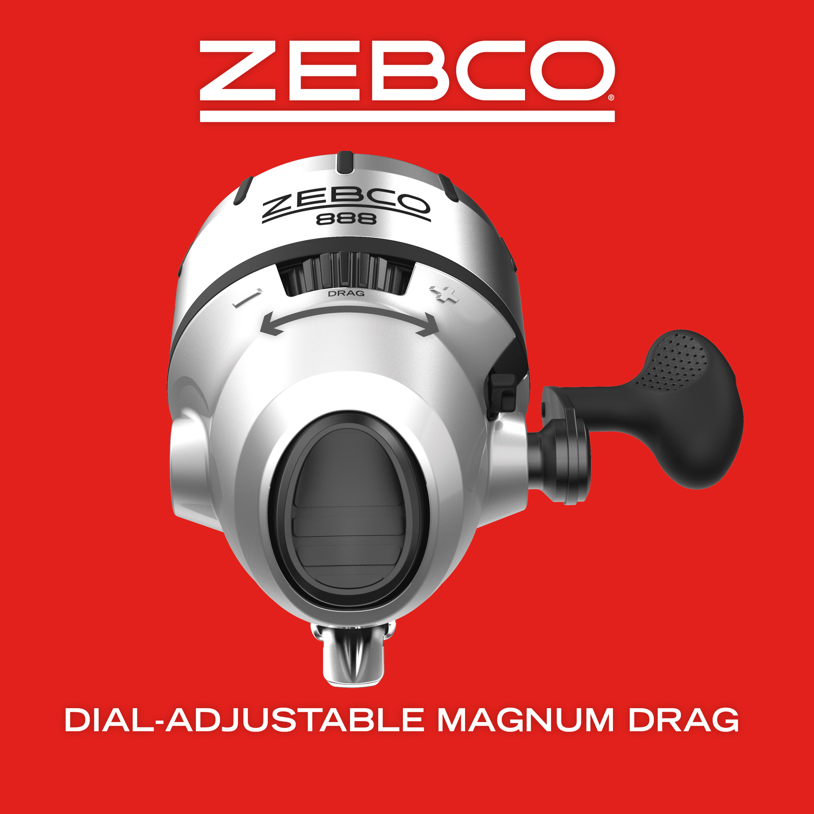 Zebco 888 Spincast Fishing Reel, Size 80 Reel