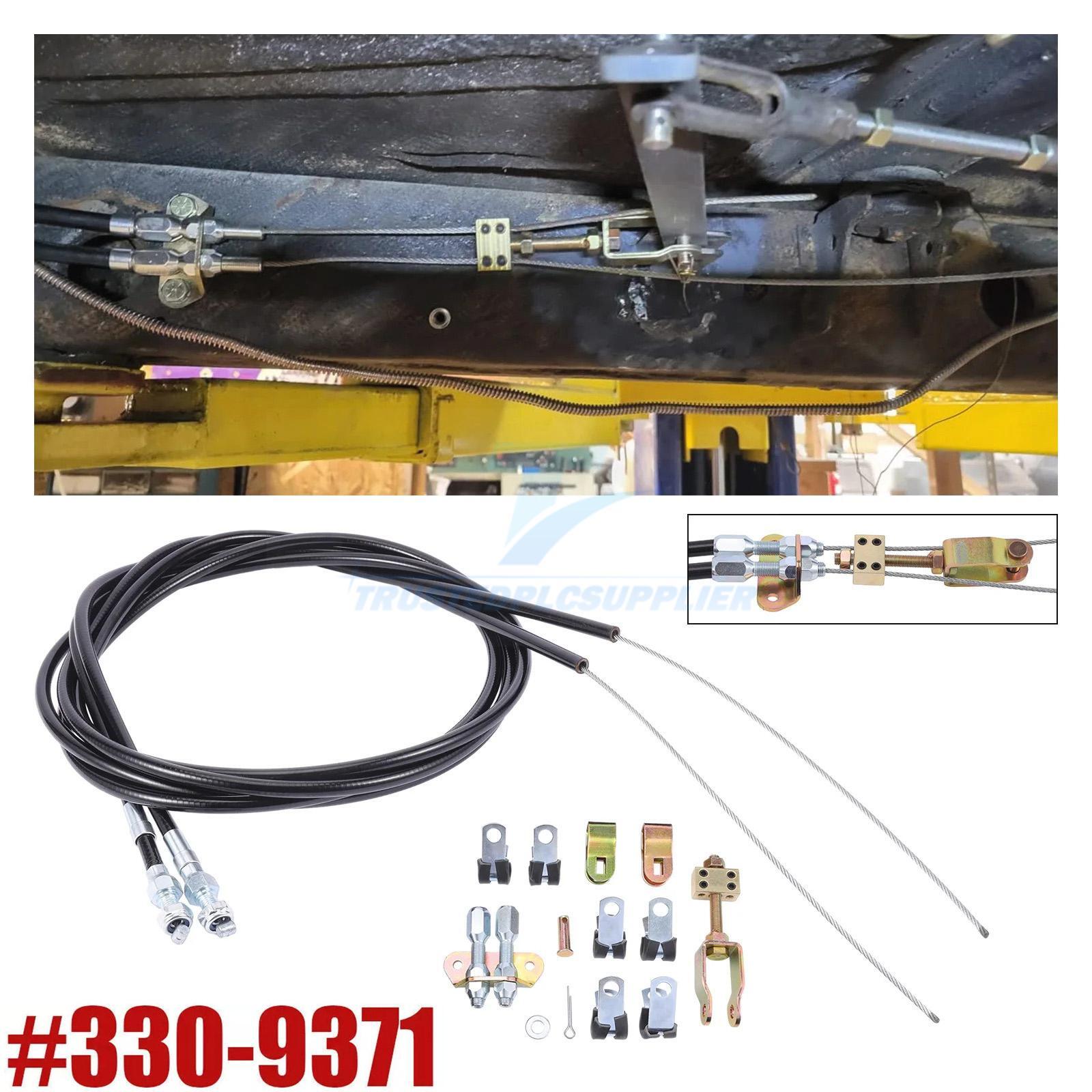 Universal Rear Disc/Drum Emergency Parking Brake Cable Kit 330-9371 E-Brake Set