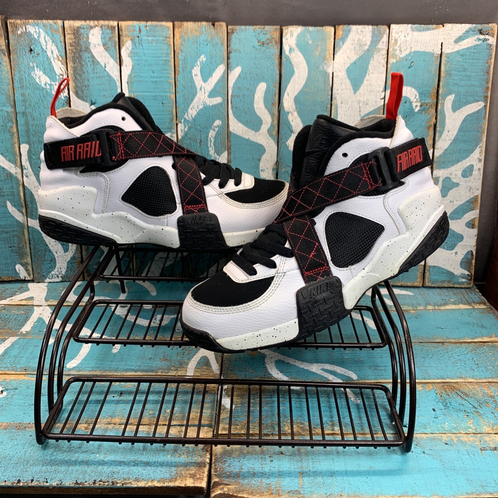 Nike Air Raid White University Red Mens Size 8 Athletic Shoe Sneaker  DD8559-100 | eBay