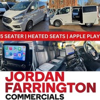 2023 FORD TRANSIT CUSTOM 2.0 MSRT AUTO CREW VAN 170 BHP ** FULL FORD HISTORY **