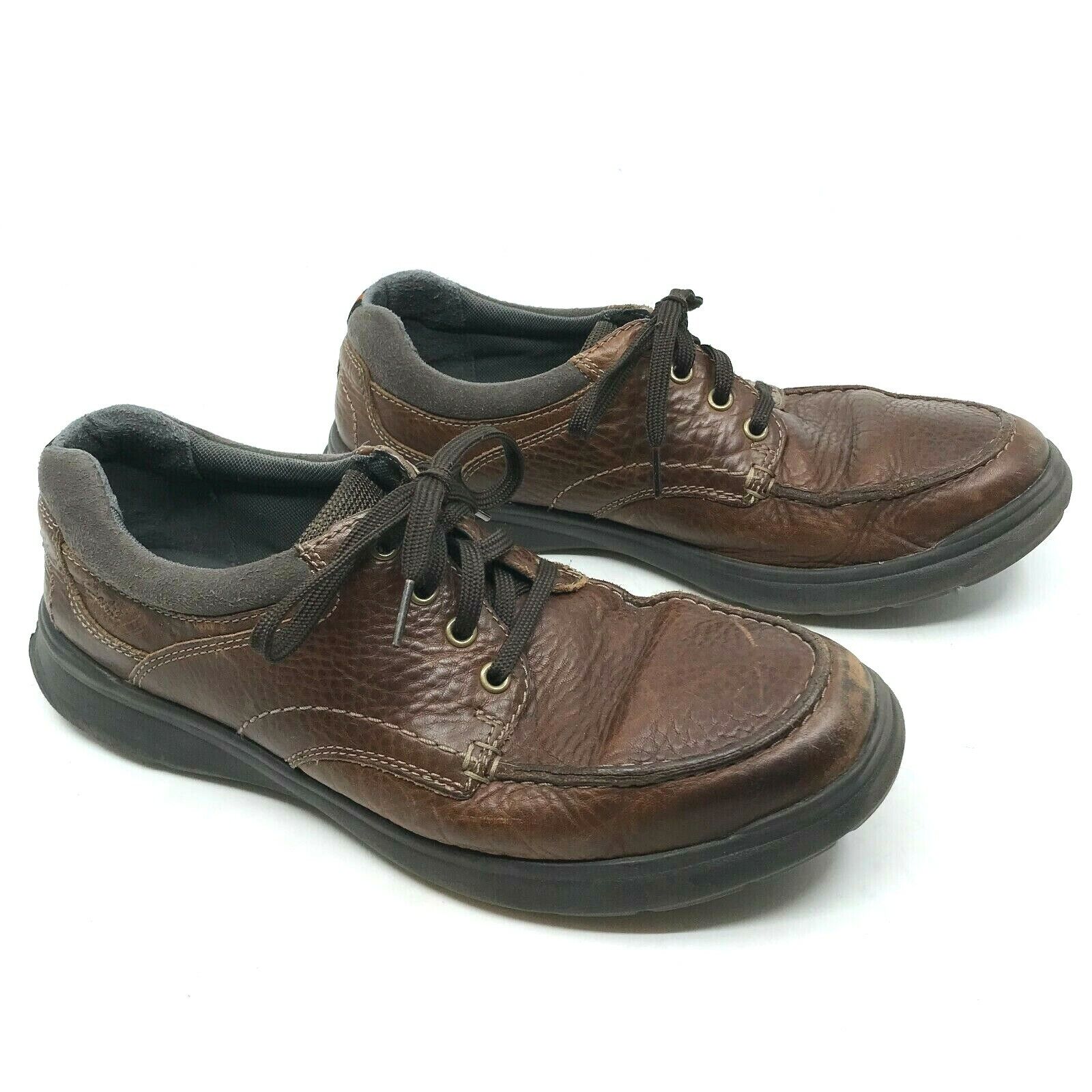 Clarks Collection 14885 Men's Brown Leather Oxford Lace-Up Clarks Collection 14885 Men's Brown Leather Oxford Lace-Up