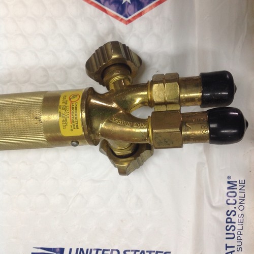 AUTOMATIC HARRIS CUTTING WELDING TORCH HANDLE 18-4 W PILOT Propane Or Acetylene.