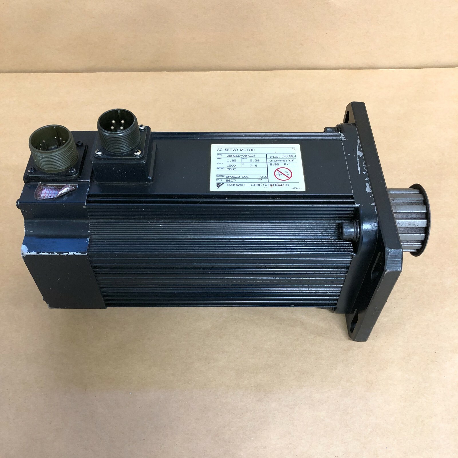 Bridgeport EZ Path II Yaskawa #USAGED-09A22T Z AXIS SERVO