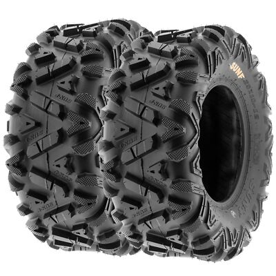 SunF 27x9-14 & 27x11-14 Replacement ATV UTV SxS 6 Ply Tires A033 |Set of 4