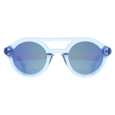 Moncler Sunglasses ML0014 84L Shiny Light Blue Blue | eBay