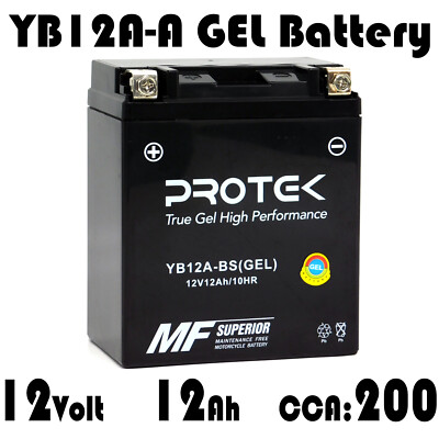 YB12A-A YB12C-A 12V 12Ah GEL Battery for Yamaha Grizzly YFM 125 Timber Wolf 250