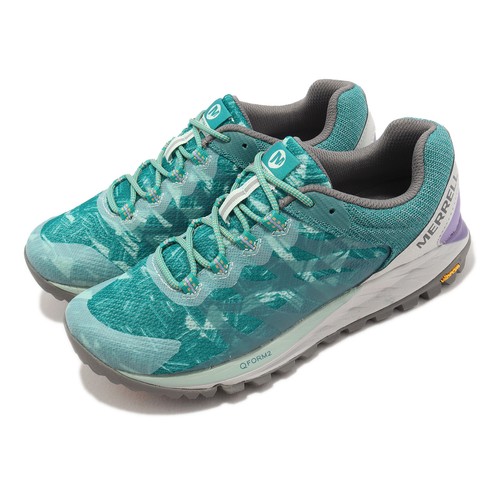 

Merrell Antora 2 Print Harbour Green Women Outdoor Hiking Shoes Кроссовки J067192, Зеленый, Antora 2 Print