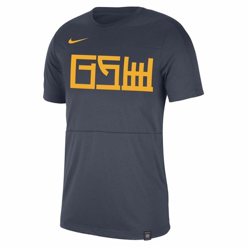 [AH1208-471] Мужская футболка Nike NBA Golden State Warriors китайского наследия
