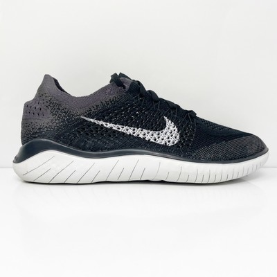

Nike Womens Free RN Flyknit 2018 942839-005 Черные кроссовки для бега Размер 8.5, Черный, Free RN Flyknit 2018