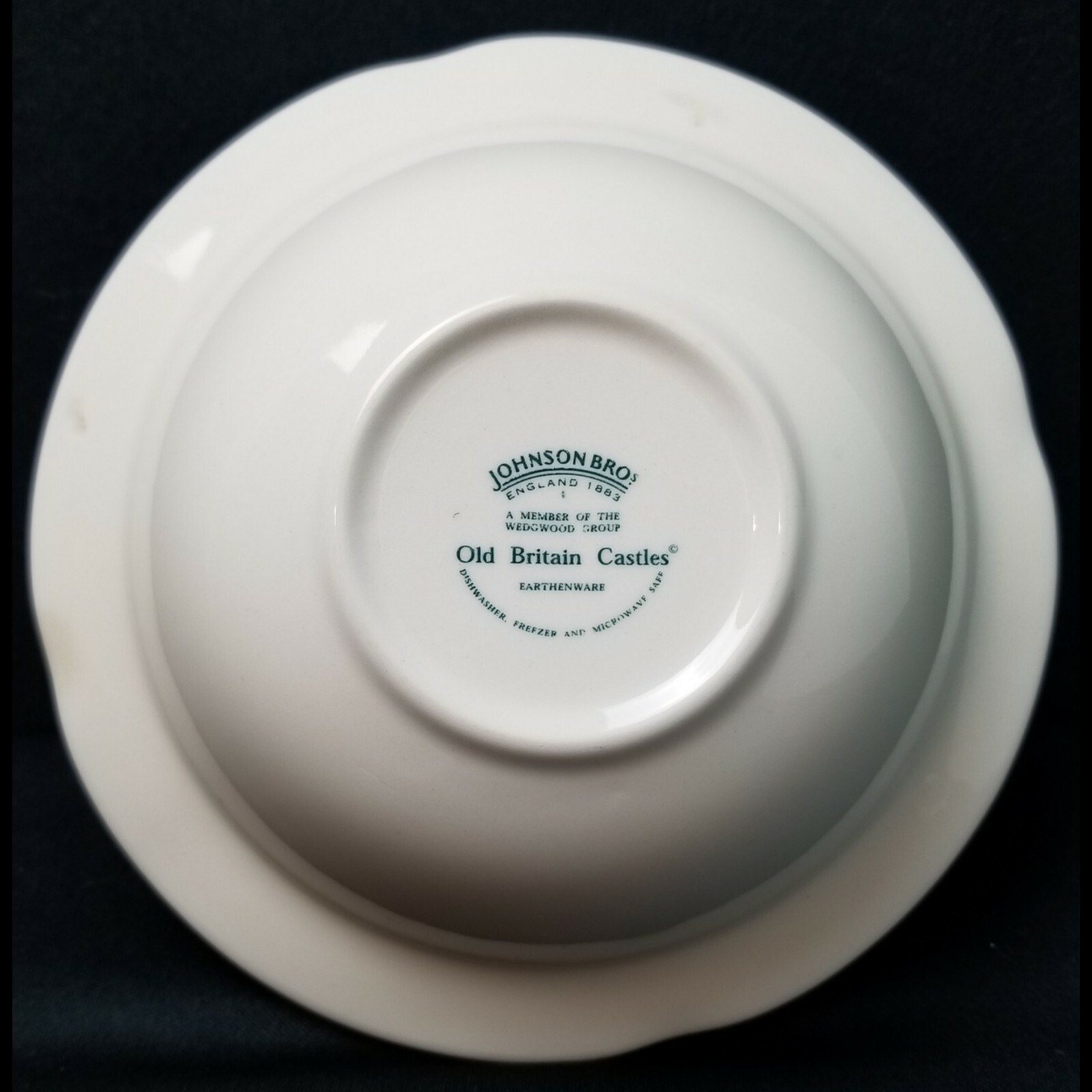 Johnson Brothers England dessert bowl pink crown Denlrgh Castle ceramic 6 inch