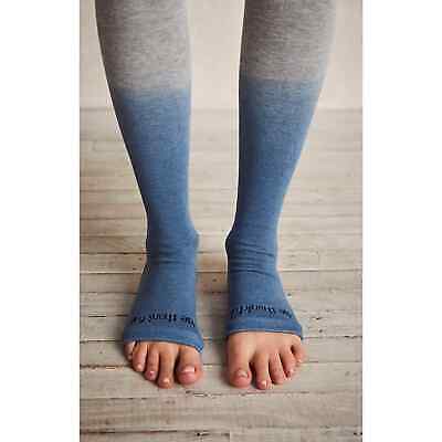 Free People Sold Out Sticky Be Socks Leg Warmers Be Thankful Blue One Size NWT 